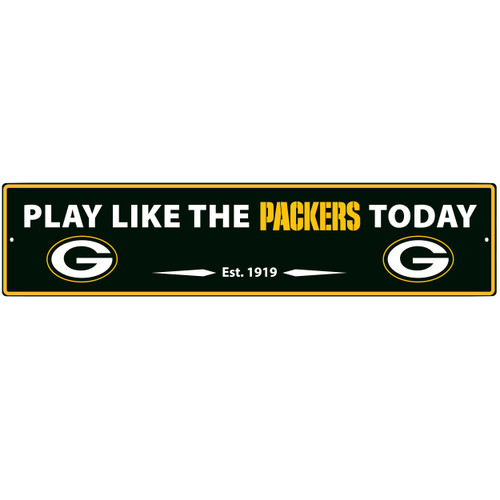 Green Bay Packers Street Sign Wall Plaque