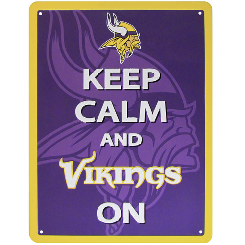 Minnesota Vikings Keep Calm Sign