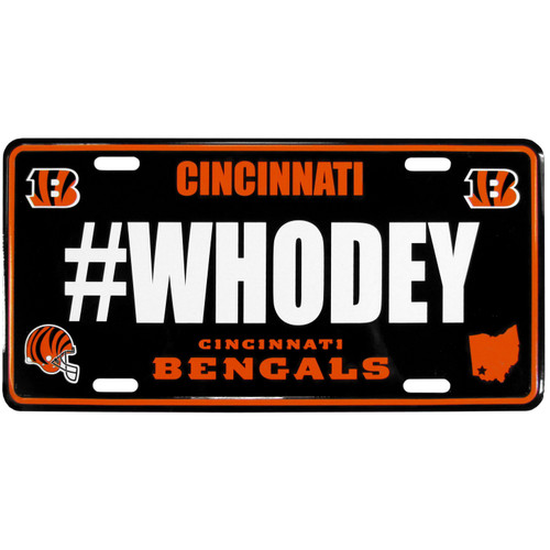 Cincinnati Bengals Hashtag License Plate
