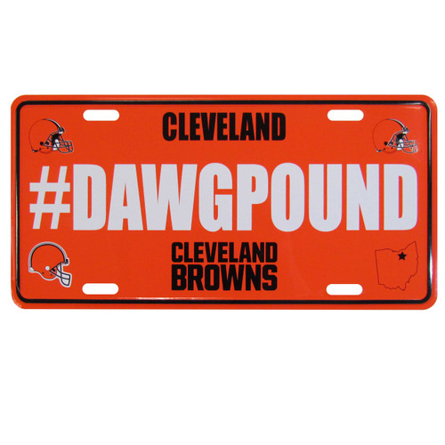 Cleveland Browns Hashtag License Plate