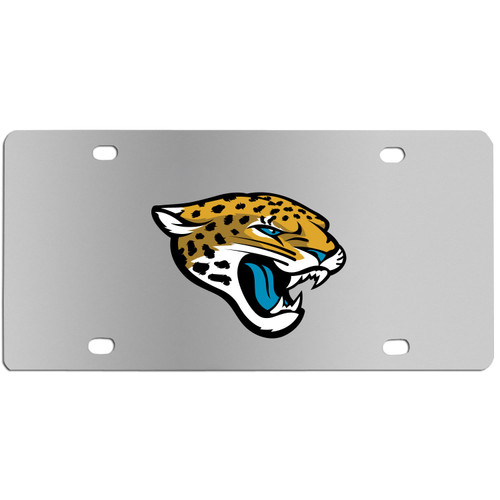 Jacksonville Jaguars Steel License Plate Wall Plaque