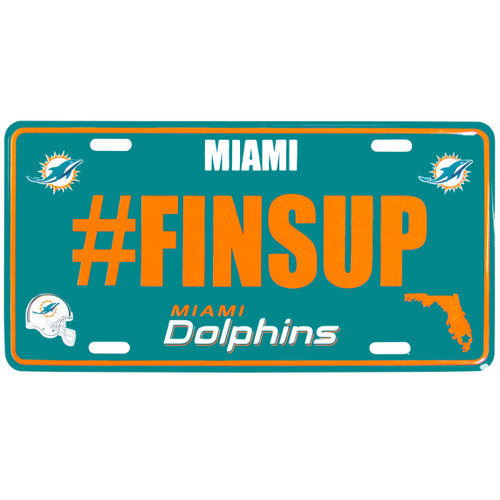 Miami Dolphins Hashtag License Plate