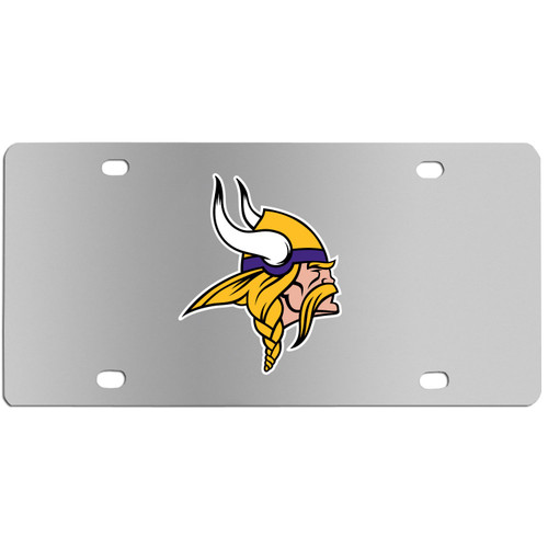 Minnesota Vikings Steel License Plate Wall Plaque