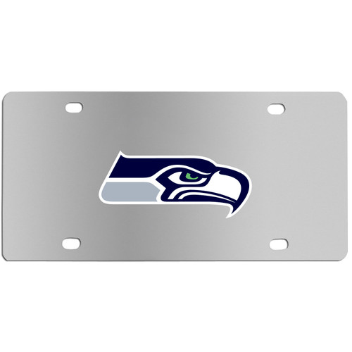 Seattle Seahawks Steel License Plate Wall Plaque