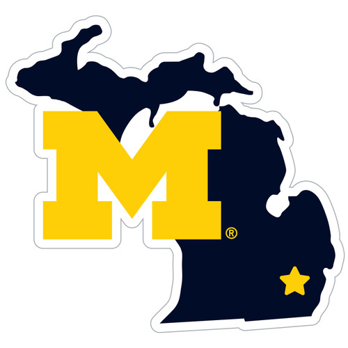Michigan Wolverines Home State 11 Inch Magnet