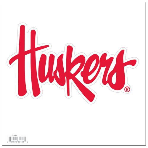 Nebraska Cornhuskers 8 inch Logo Magnets