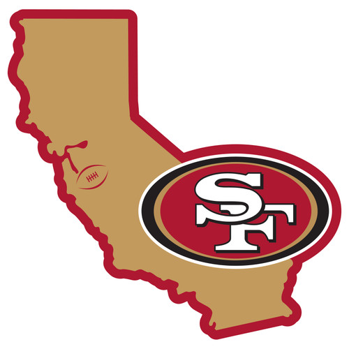 San Francisco 49ers Home State 11 Inch Magnet