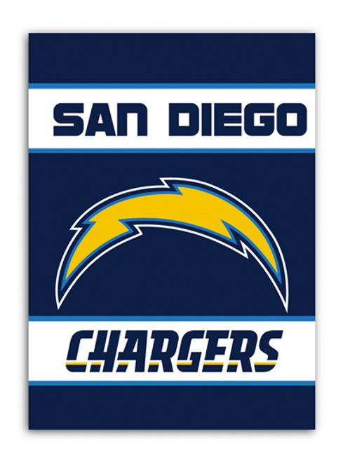 San Diego Chargers Banner 28x40 Vertical