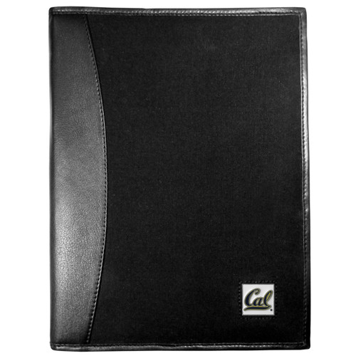 Cal Berkeley Bears Leather and Canvas Padfolio