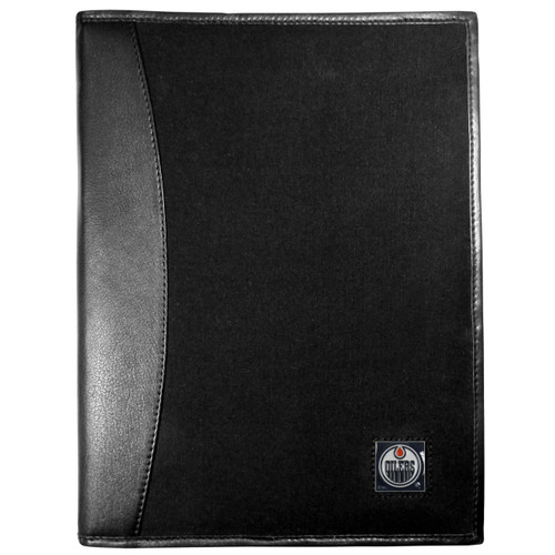 Edmonton Oilers® Leather and Canvas Padfolio