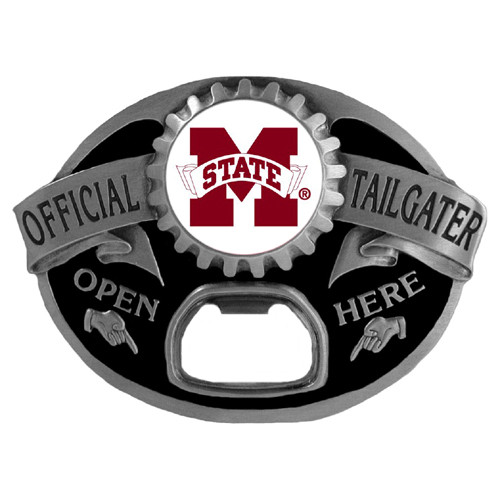 Mississippi St. Bulldogs Tailgater Belt Buckle