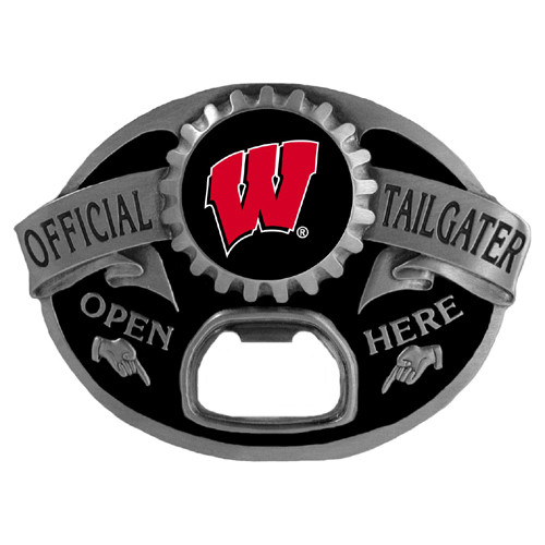 Wisconsin Badgers Tailgater Belt Buckle