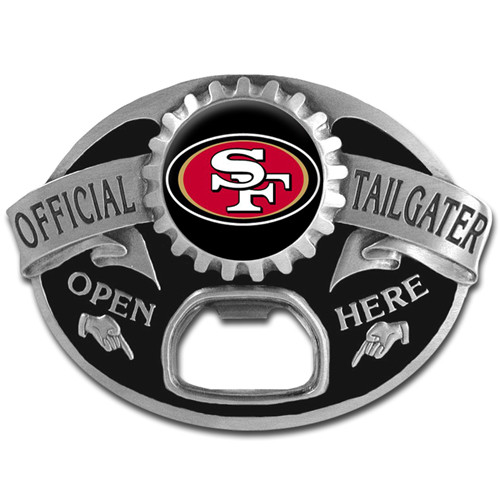 San Francisco 49ers Tailgater Belt Buckle