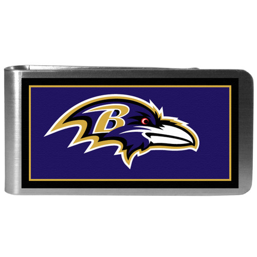 Baltimore Ravens Steel Logo Money Clips
