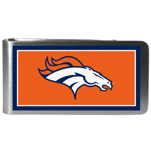 Denver Broncos Steel Logo Money Clips