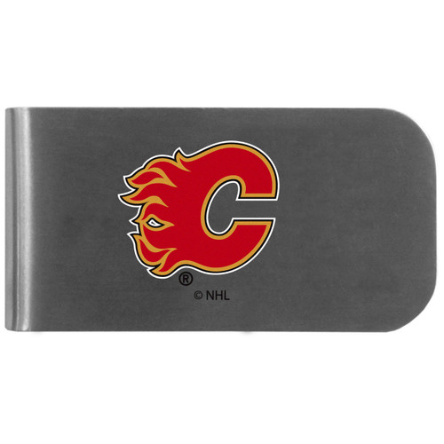 Calgary Flames® Logo Bottle Opener Money Clip