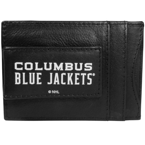 Columbus Blue Jackets® Logo Leather Cash and Cardholder