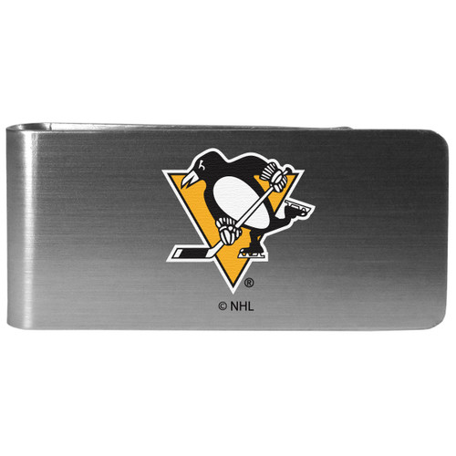 Pittsburgh Penguins® Steel Money Clip, Logo