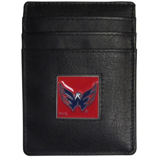 Washington Capitals® Leather Money Clip/Cardholder