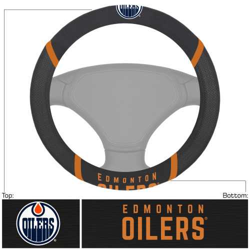NHL - Edmonton Oilers Steering Wheel Cover 15"x15"