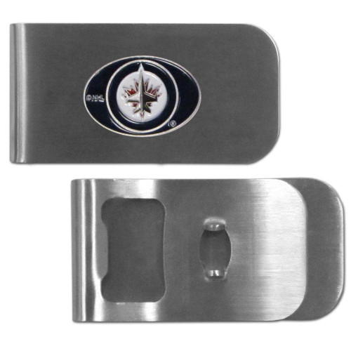 Winnipeg Jets Bottle Opener Money Clip