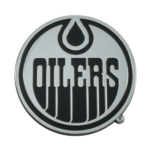 NHL - Edmonton Oilers Chrome Emblem 3"x3.2"