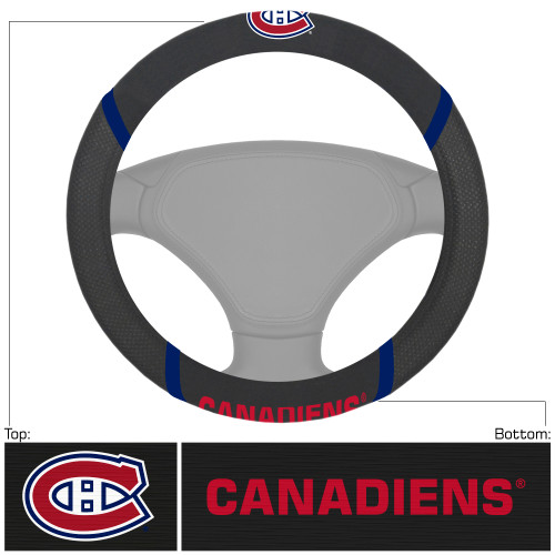 NHL - Montreal Canadiens Steering Wheel Cover 15"x15"