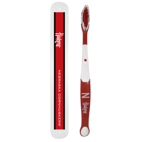 Nebraska Cornhuskers Toothbrush and Travel Case