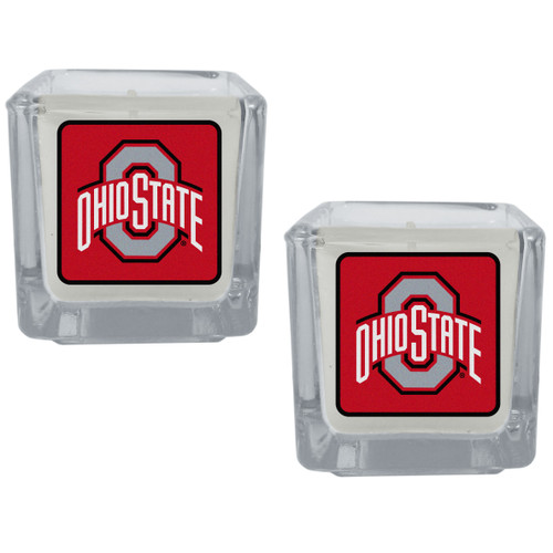 Ohio St. Buckeyes Graphics Candle Set