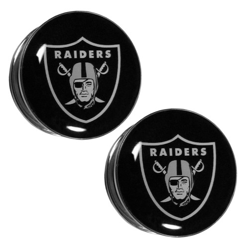 Las Vegas Raiders Ear Gauge Pair 45G
