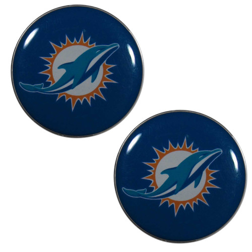 Miami Dolphins Ear Gauge Pair 1 Inch