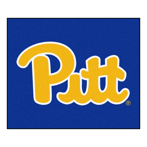 University of Pittsburgh - Pitt Panthers Tailgater Mat "Script 'Pitt'" Logo Navy