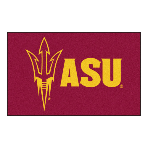 Arizona State University - Arizona State Sun Devils Ulti-Mat "Pitchfork" Logo Maroon