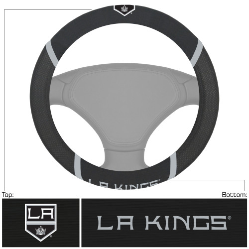 NHL - Los Angeles Kings Steering Wheel Cover 15"x15"