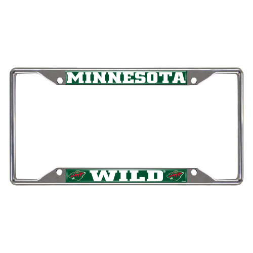 NHL - Minnesota Wild License Plate Frame 6.25"x12.25"