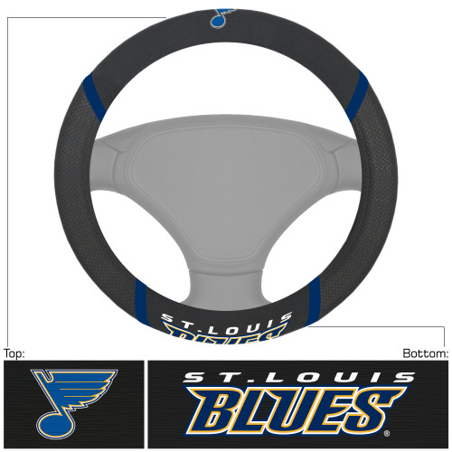 NHL - St. Louis Blues Steering Wheel Cover 15"x15"