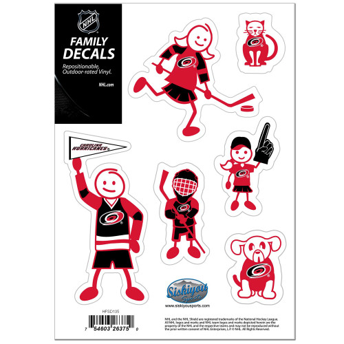 Carolina Hurricanes® Family Decal Set Small