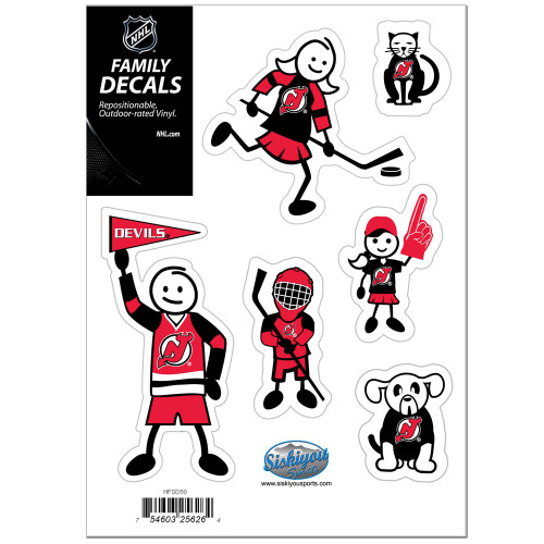 New Jersey Devils® Family Decal Set Small