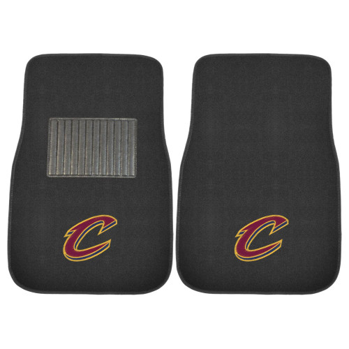 NBA - Cleveland Cavaliers 2-pc Embroidered Car Mat Set 17"x25.5"