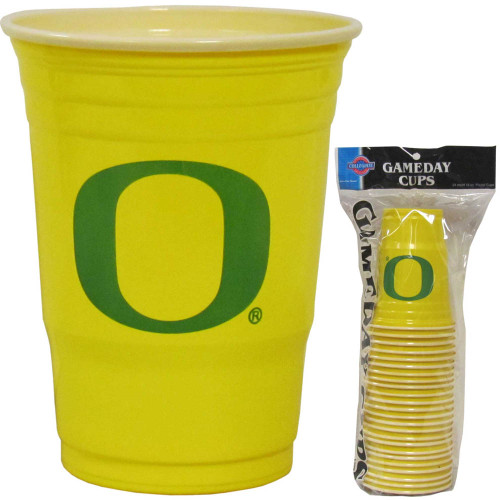 Oregon Ducks Plastic Game Day Cups