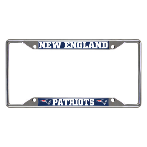 NFL - New England Patriots License Plate Frame 6.25"x12.25"