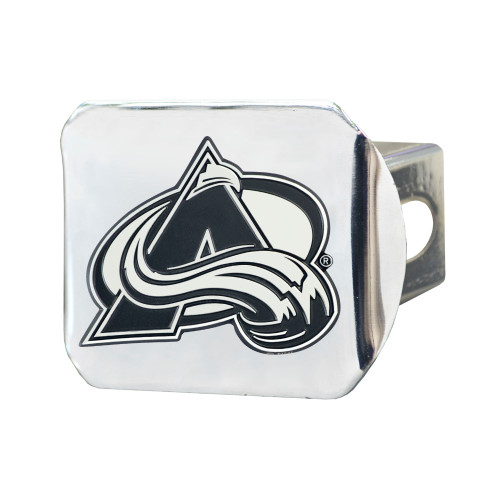 NHL - Colorado Avalanche Hitch Cover - Chrome on Chrome 3.4"x4"