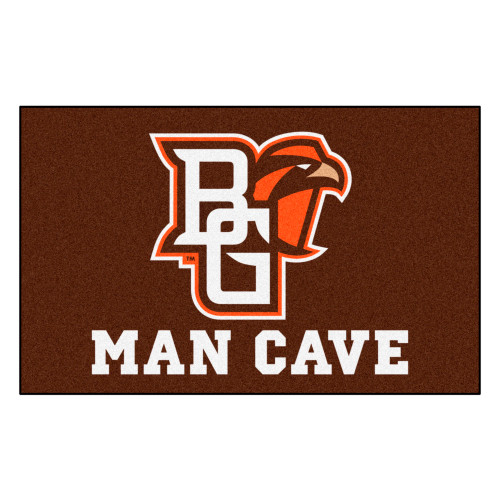 Bowling Green State University - Bowling Green Falcons Man Cave UltiMat Peekaboo Primary Logo Brown