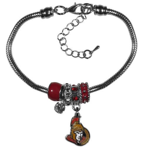 Ottawa Senators® Euro Bead Bracelet