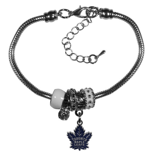 Toronto Maple Leafs® Euro Bead Bracelet