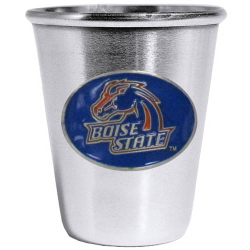 Boise St. Broncos Steel Shot Glass