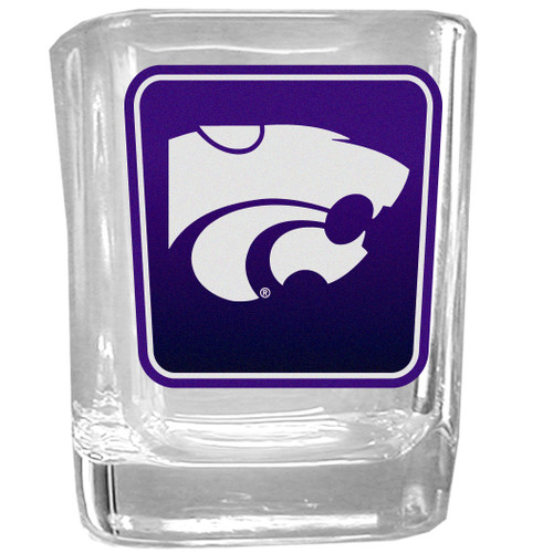 Kansas St. Wildcats Square Glass Shot Glass