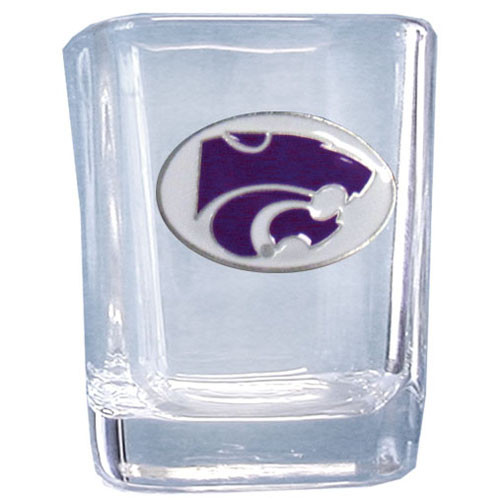 Kansas St. Wildcats Square Shot Glass