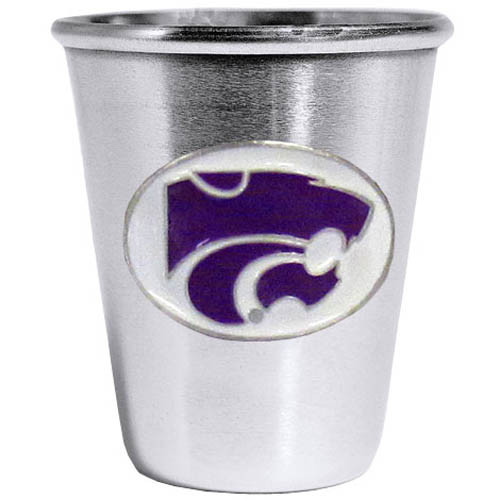 Kansas St. Wildcats Steel Shot Glass