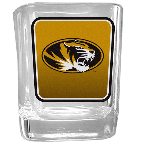Missouri Tigers Square Glass Shot Glass